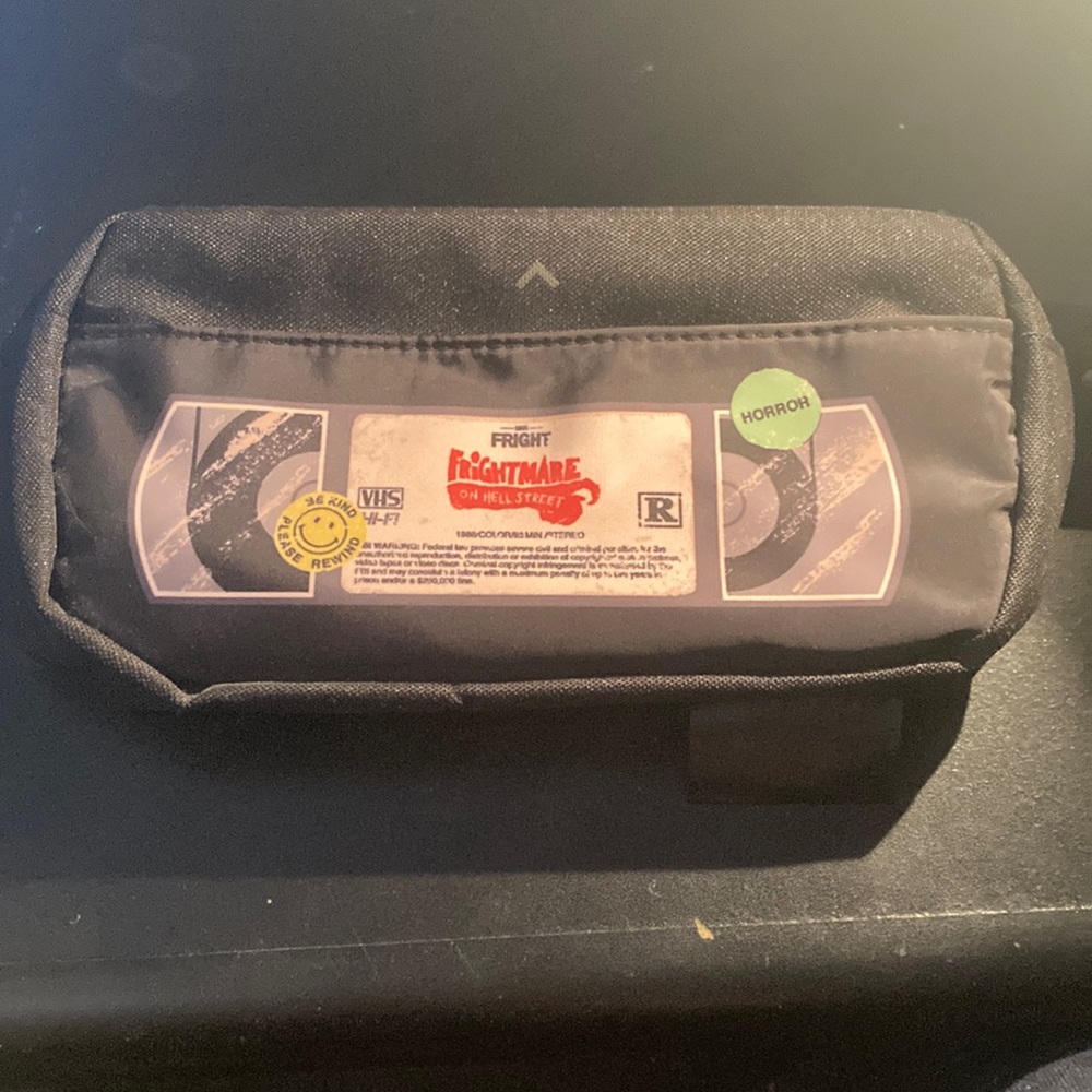 Loot fright fright mare on Hell Street Horrir VHS Fannypack